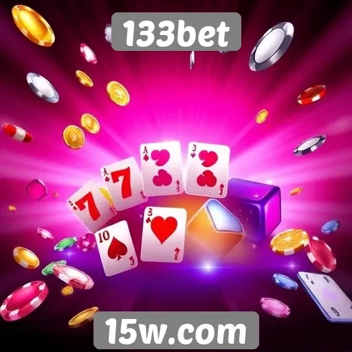 Foco em jogos de cassino no site 133bet