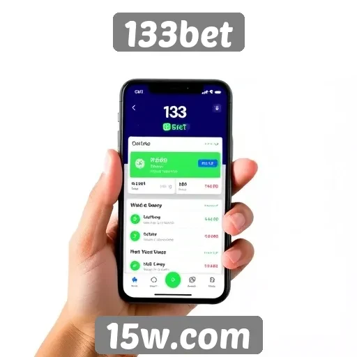 Facilidade de uso do aplicativo móvel 133bet