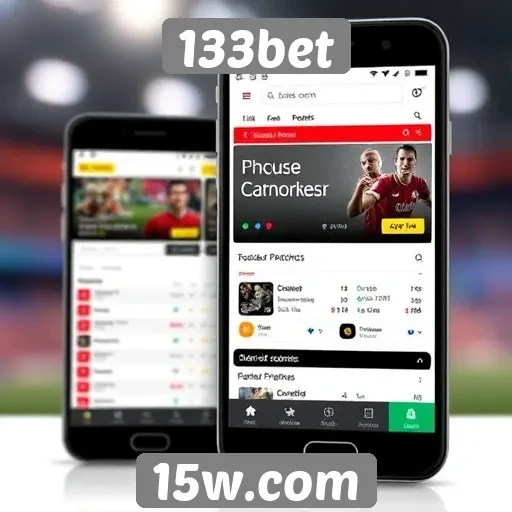Funcionalidade do site para dispositivos móveis no 133bet