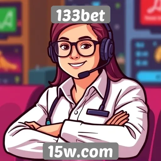 atendendo clientes através do suporte no 133bet