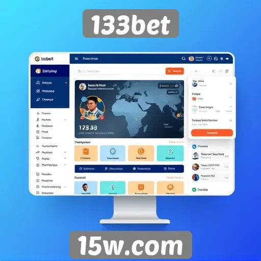 Análise da interface do usuário no site 133bet