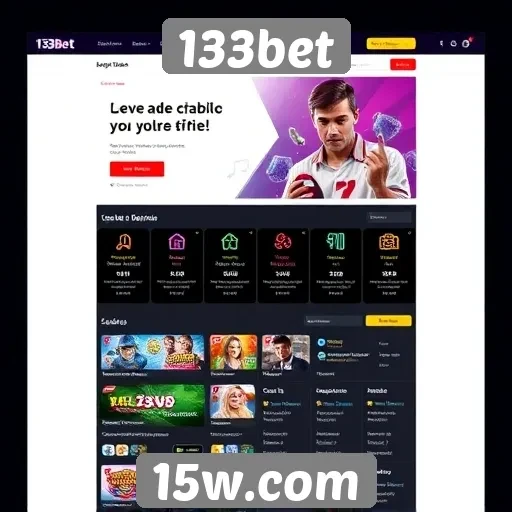 Avaliação da interface do usuário do 133bet