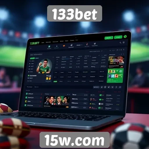 Análise da interface do usuário do site 133bet