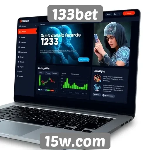 Avaliação da interface do usuário do site 133bet
